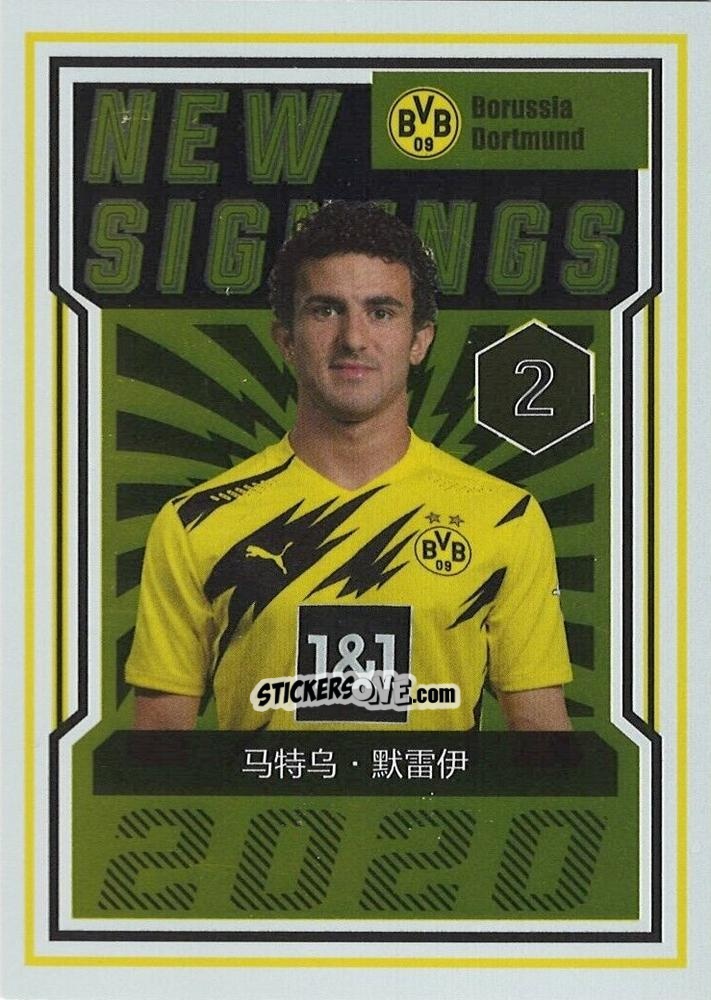 Sticker Mateu Morey - Borussia Dortmund 2020-2021
 n. NS-MM - DAKA