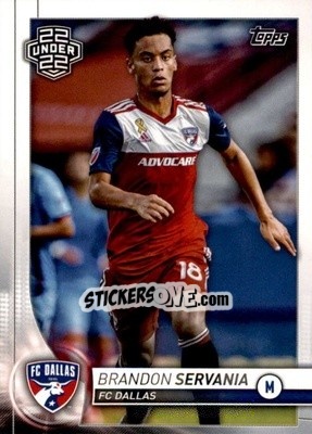 Cromo Brandon Servania - MLS 2020
 n. 179 - Topps