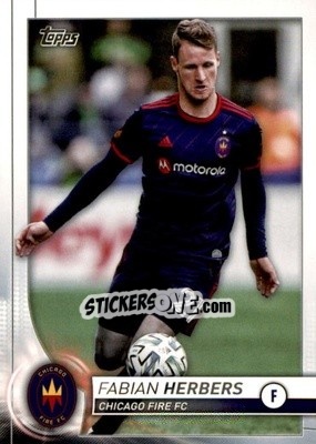 Cromo Fabian Herbers - MLS 2020
 n. 73 - Topps