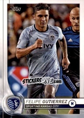 Figurina Felipe Gutierrez - MLS 2020
 n. 127 - Topps