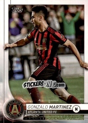 Cromo Gonzalo Martinez - MLS 2020
 n. 39 - Topps