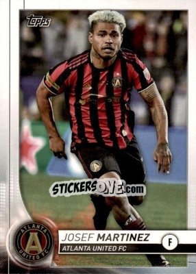 Cromo Josef Martinez - MLS 2020
 n. 75 - Topps