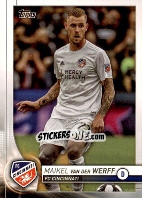 Sticker Maikel van der Werff - MLS 2020
 n. 67 - Topps