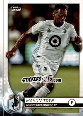 Cromo Mason Toye - MLS 2020
 n. 91 - Topps