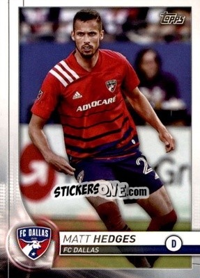 Cromo Matt Hedges - MLS 2020
 n. 96 - Topps
