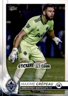 Figurina Maxime Crepeau - MLS 2020
 n. 118 - Topps