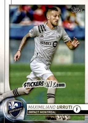 Cromo Maximiliano Urruti - MLS 2020
 n. 70 - Topps