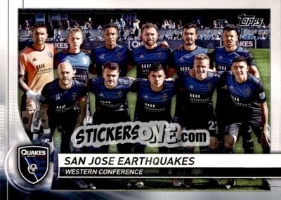 Cromo San Jose Earthquakes - MLS 2020
 n. 139 - Topps