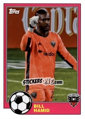 Sticker Bill Hamid - MLS 2021
 n. T81-11 - Topps