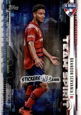 Cromo Brandon Servania - MLS 2021
 n. TS17 - Topps