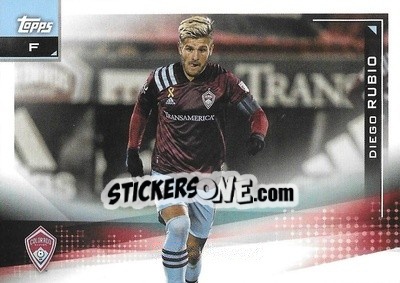 Figurina Diego Rubio - MLS 2021
 n. 36 - Topps