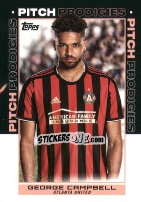 Cromo George Campbell - MLS 2021
 n. 191 - Topps