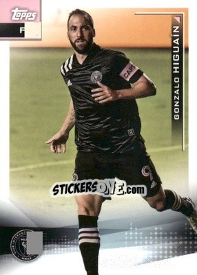 Sticker Gonzalo Higuaín - MLS 2021
 n. 65 - Topps