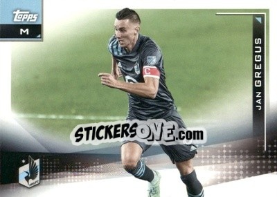 Figurina Jan Gregus - MLS 2021
 n. 41 - Topps
