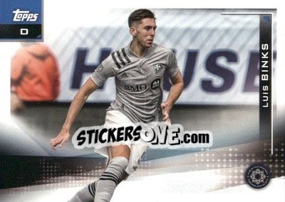 Cromo Luis Binks - MLS 2021
 n. 55 - Topps
