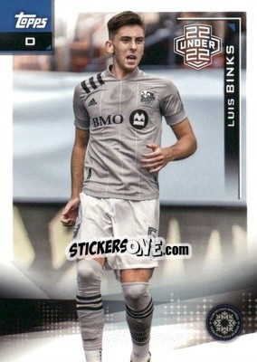 Cromo Luis Binks - MLS 2021
 n. 171 - Topps