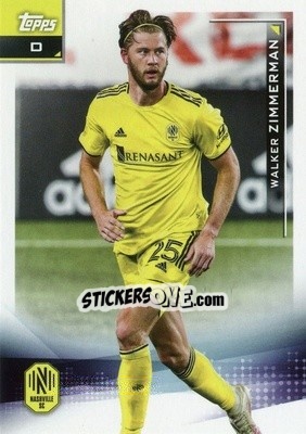 Cromo Walker Zimmerman - MLS 2021
 n. 95 - Topps