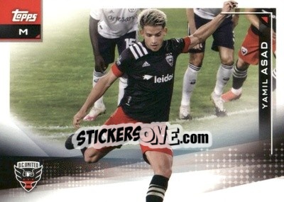 Figurina Yamil Asad - MLS 2021
 n. 102 - Topps