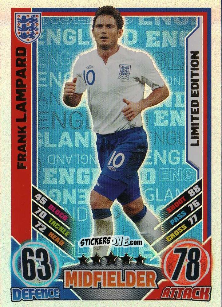 Figurina Frank Lampard - England 2012. Match Attax n. LE-I1 - Topps