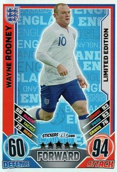 Figurina Wayne Rooney - England 2012. Match Attax n. LE2 - Topps