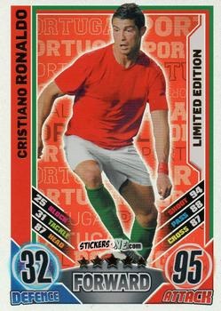 Figurina Cristiano Ronaldo - England 2012. Match Attax n. LE11 - Topps