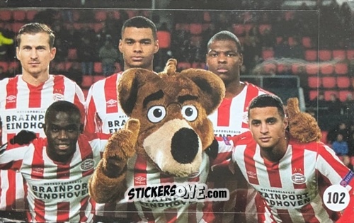 Sticker Help Phoxy Met De Spelersnamen - Het Grote PSV Stickerboek 2019-2020
 n. 102 - Plus