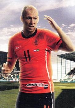 Figurina Arjen Robben - World Football UNIQUE 2012 n. 100p - Futera