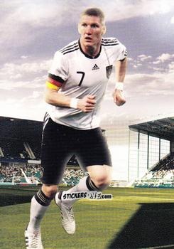 Cromo Bastian Schweinsteiger - World Football UNIQUE 2012 n. 104p - Futera