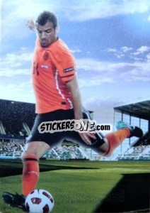 Cromo Rafael van der Vaart - World Football UNIQUE 2012 n. 110 - Futera