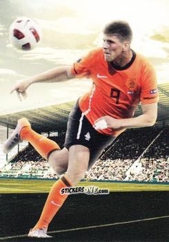 Figurina Klaas-Jan Huntelaar - World Football UNIQUE 2012 n. 134p - Futera