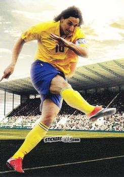 Figurina Zlatan Ibrahimovic - World Football UNIQUE 2012 n. 135p - Futera