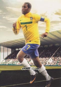 Figurina Robinho - World Football UNIQUE 2012 n. 147p - Futera