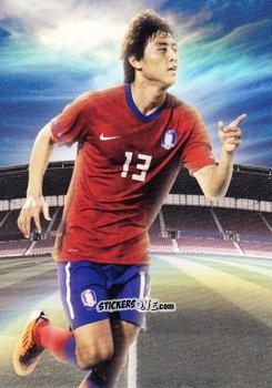 Figurina Koo Ja-Cheol - World Football UNIQUE 2012 n. 194p - Futera