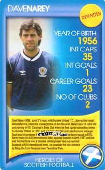 Sticker Dave Narey - Heroes of Scottish Football
 n. 28 - Top Trumps