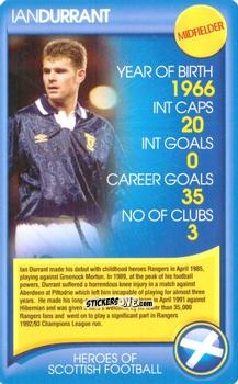 Sticker Ian Durrant - Heroes of Scottish Football
 n. 30 - Top Trumps