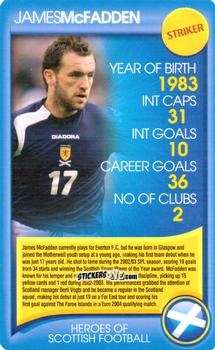 Figurina James McFadden - Heroes of Scottish Football
 n. 26 - Top Trumps