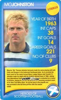 Sticker Mo Johnston - Heroes of Scottish Football
 n. 3 - Top Trumps