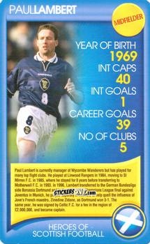 Cromo Paul Lambert - Heroes of Scottish Football
 n. 29 - Top Trumps