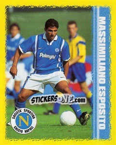 Sticker Massimiliano Esposito - Calcio D'Inizio 1997-1998 Kick Off n. 113 - Merlin