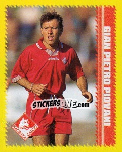 Figurina Gian Pietro Piovani - Calcio D'Inizio 1997-1998 Kick Off n. 133 - Merlin