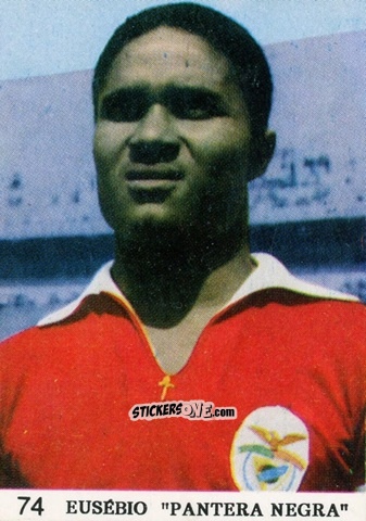 Figurina Eusébio Da Silva Ferreira - Idolos do Passado
 n. 74 - Manil