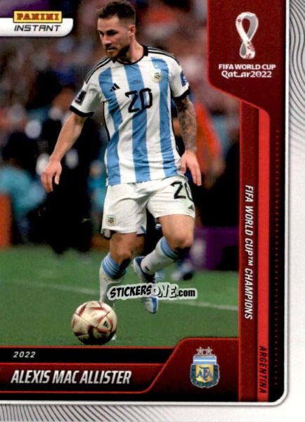 Cromo Alexis Mac Allister - Instant FIFA World Cup Qatar 2022
 n. 127 - Panini