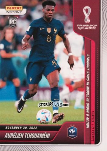 Cromo Aurelien Tchouameni - Instant FIFA World Cup Qatar 2022
 n. 74 - Panini