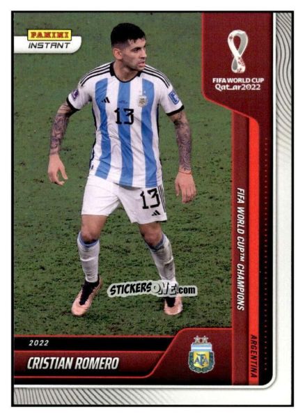 Sticker Cristian Romero - Instant FIFA World Cup Qatar 2022
 n. 122 - Panini