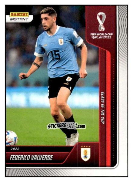 Sticker Federico Valverde - Instant FIFA World Cup Qatar 2022
 n. 30 - Panini