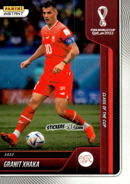 Figurina Granit Xhaka - Instant FIFA World Cup Qatar 2022
 n. 28 - Panini