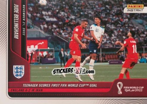 Cromo Jude Bellingham - Instant FIFA World Cup Qatar 2022
 n. 34 - Panini