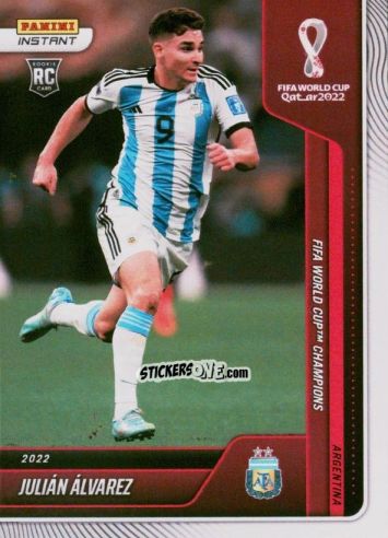 Cromo Julian Alvarez - Instant FIFA World Cup Qatar 2022
 n. 129 - Panini