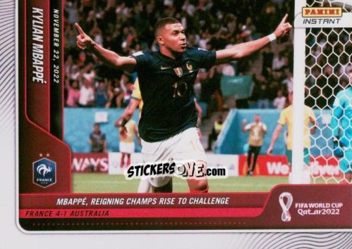 Sticker Kylian Mbappe - Instant FIFA World Cup Qatar 2022
 n. 42 - Panini