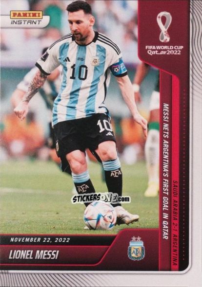 Cromo Lionel Messi - Instant FIFA World Cup Qatar 2022
 n. 39 - Panini